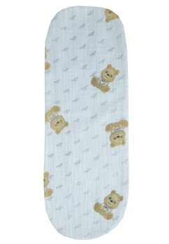 Protectie anti-regurgitare, muselina, Little bear, 37x14 cm
