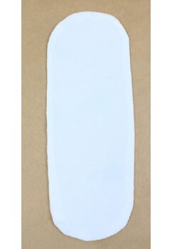 Protectie anti-regurgitare, muselina, Rainbow, alb, 37x14cm