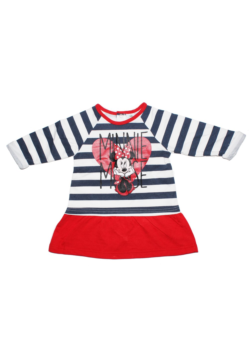 Rochie maneca lunga, Minnie Mouse, albastra