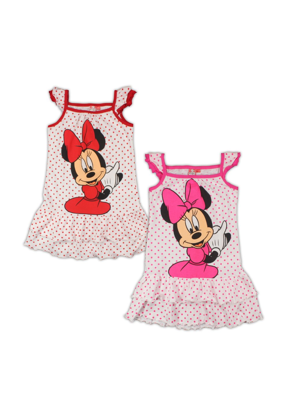 Rochie minnie mouse 3759 cu buline rosii