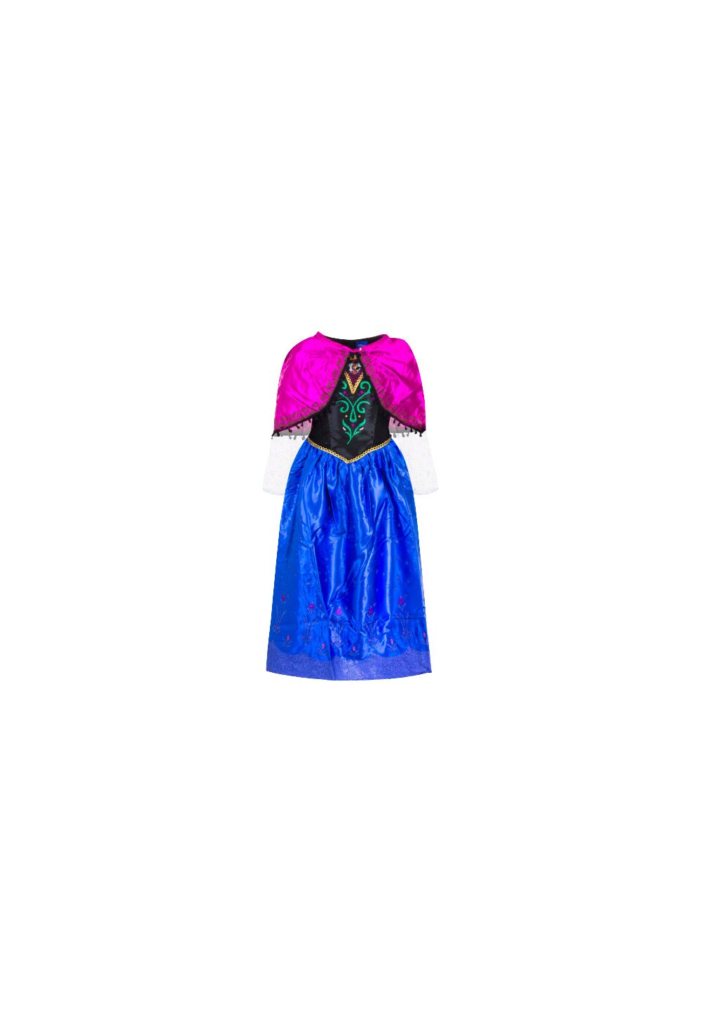 Rochie poliester, Frozen, Anna, albastra