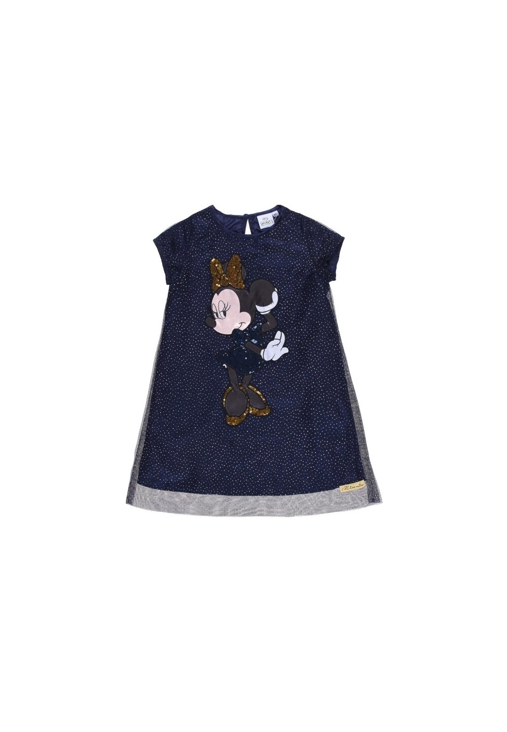 Rochie tull cu sclipici, Minnie, bluemarin