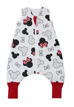 Sac de dormit, cu umplutura, fundite rosii, cu picioare