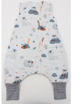 Sac de dormit, cu umplutura, Little animals, cu picioare