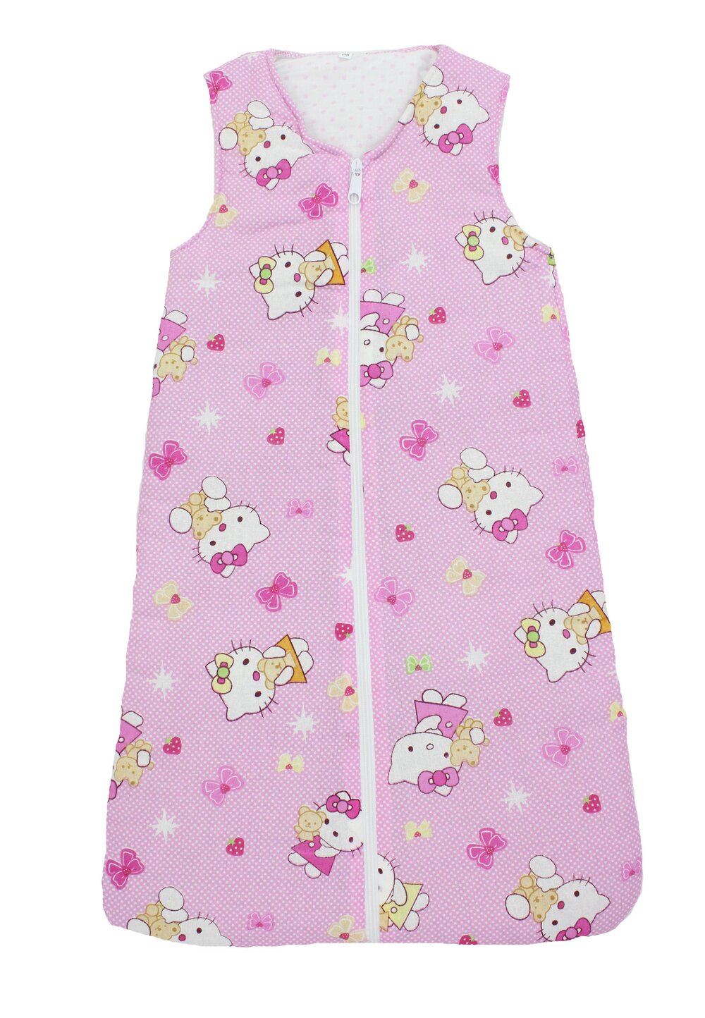 Sac de dormit, iarna, hello kitty, roz deschis