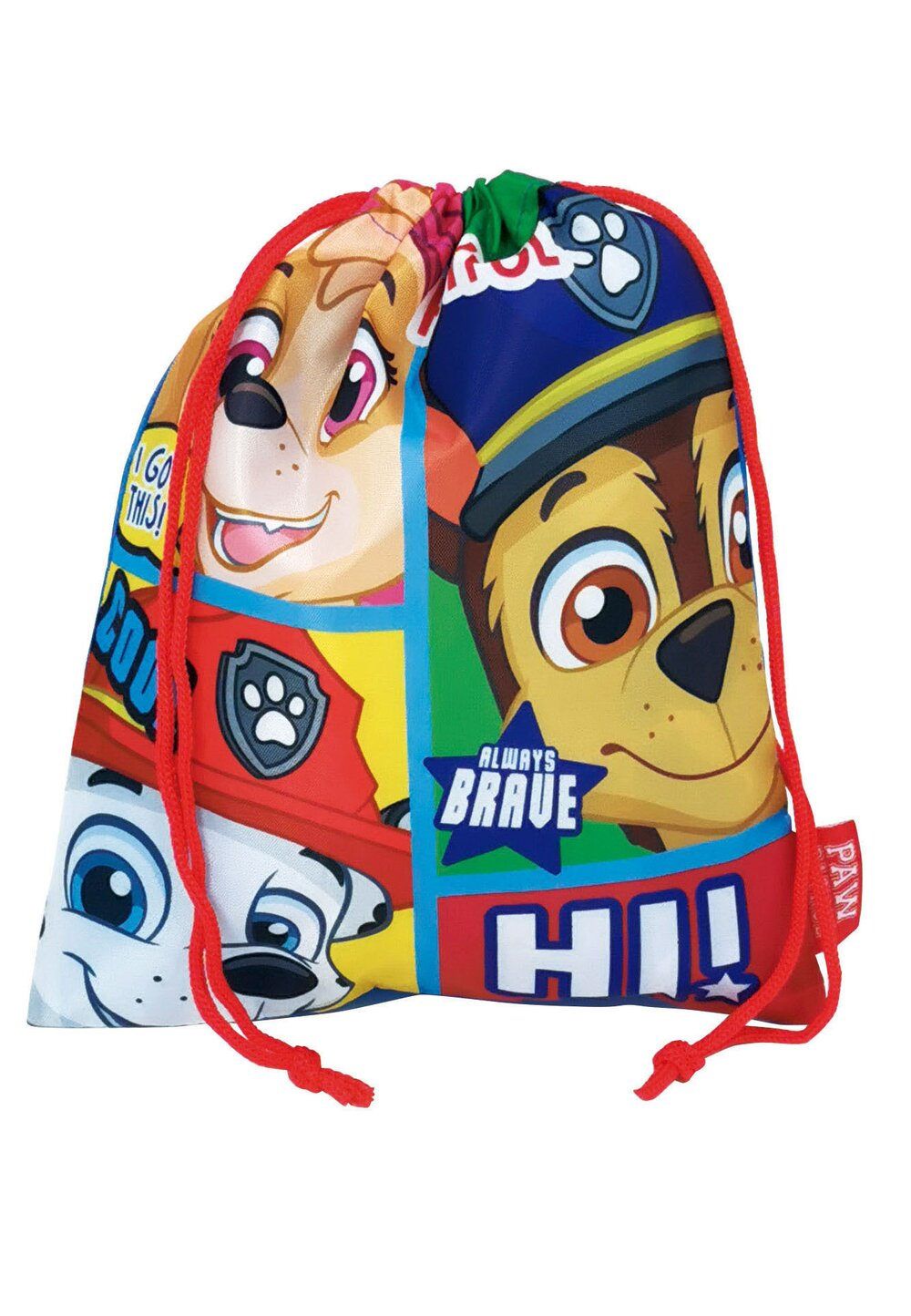 Sac poliester, Paw Patrol, multicolor, 26,5x21,5cm