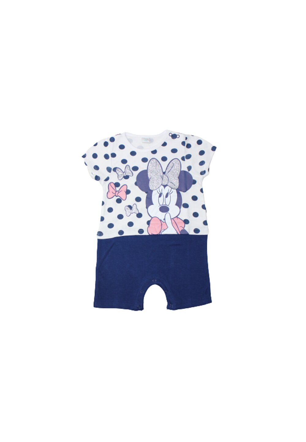 Salopeta vara, Minnie Mouse, bluemarin cu buline