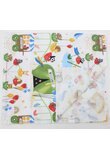 Scutec flanel bumbac, Welcome in the parc, multicolor, 80x70cm