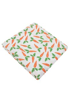 Scutec muselina bumbac, The carrots,  75x70 cm, multicolor