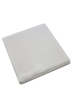 Scutec muselina, nappy, alb, 75 x 70 cm