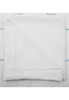 Scutec muselina, nappy, alb, 75 x 70 cm