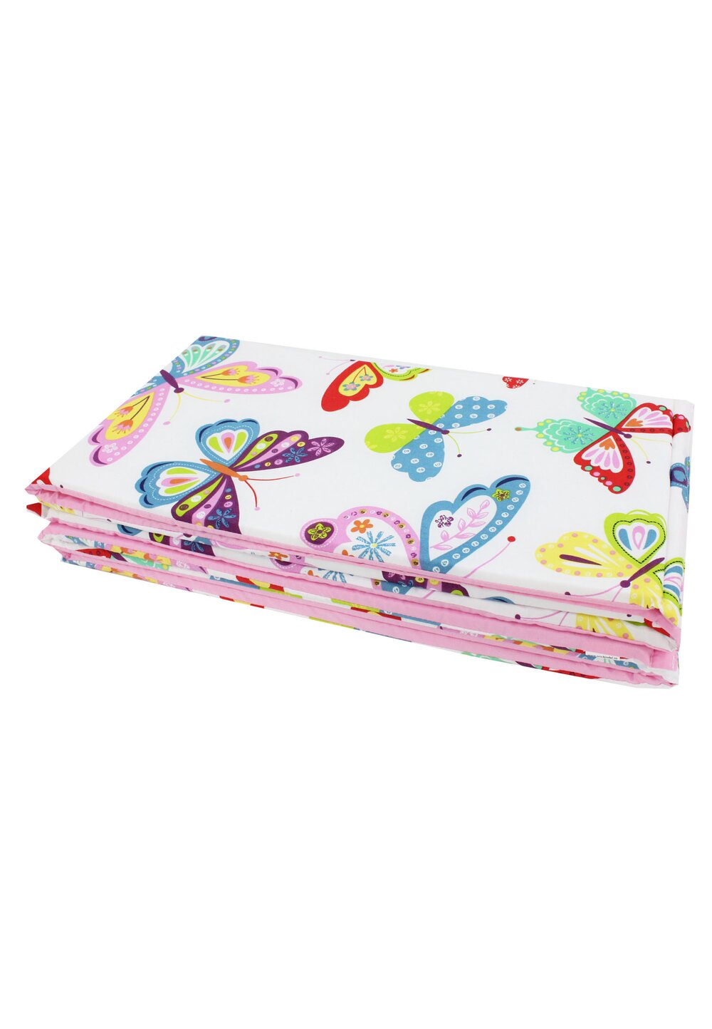 Set 2 aparatori, Prichindel, fluturasi multicolori, 120x60cm