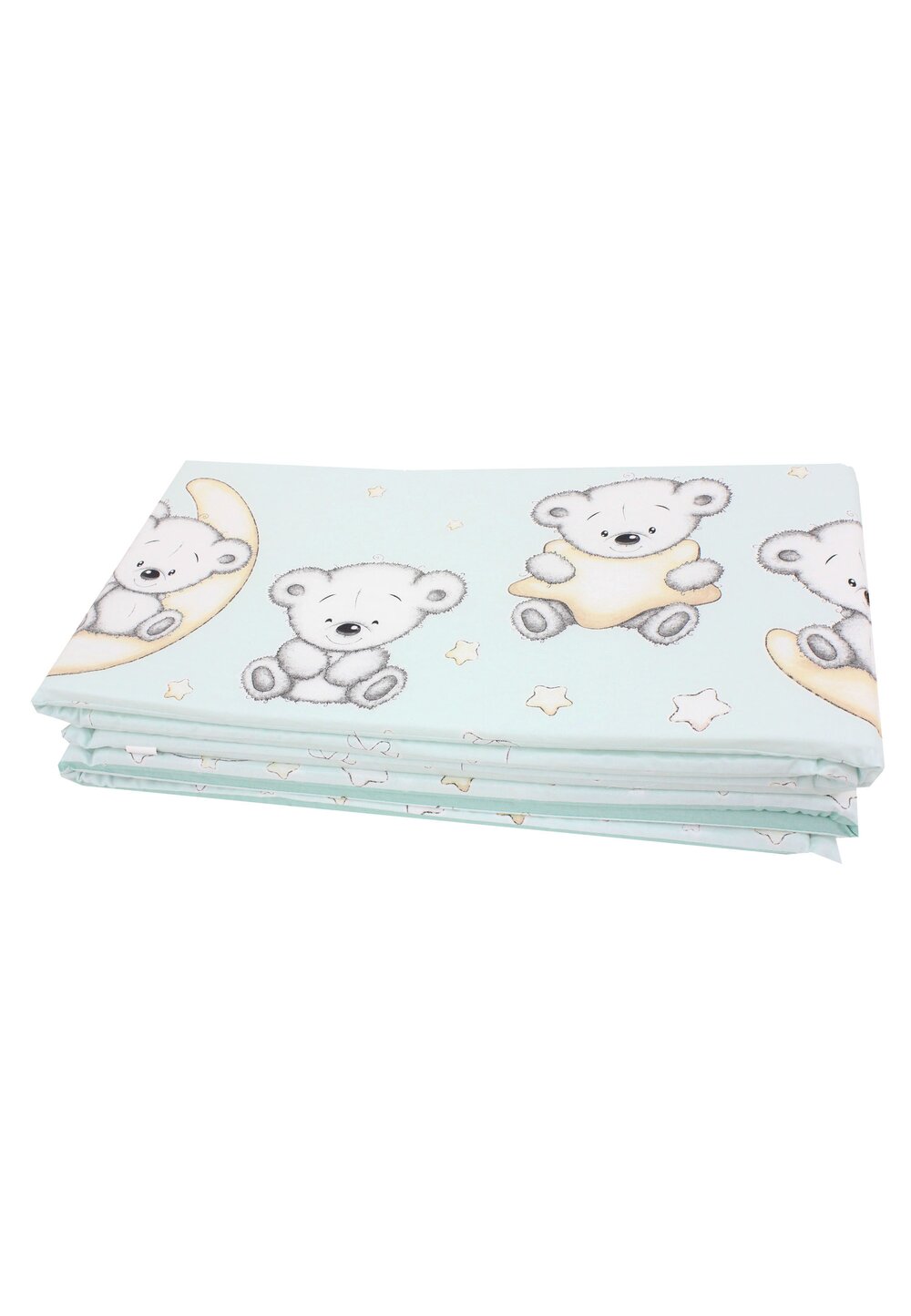 Set 2 aparatori, Prichindel, Ursulet sir turcoaz, 120x60cm
