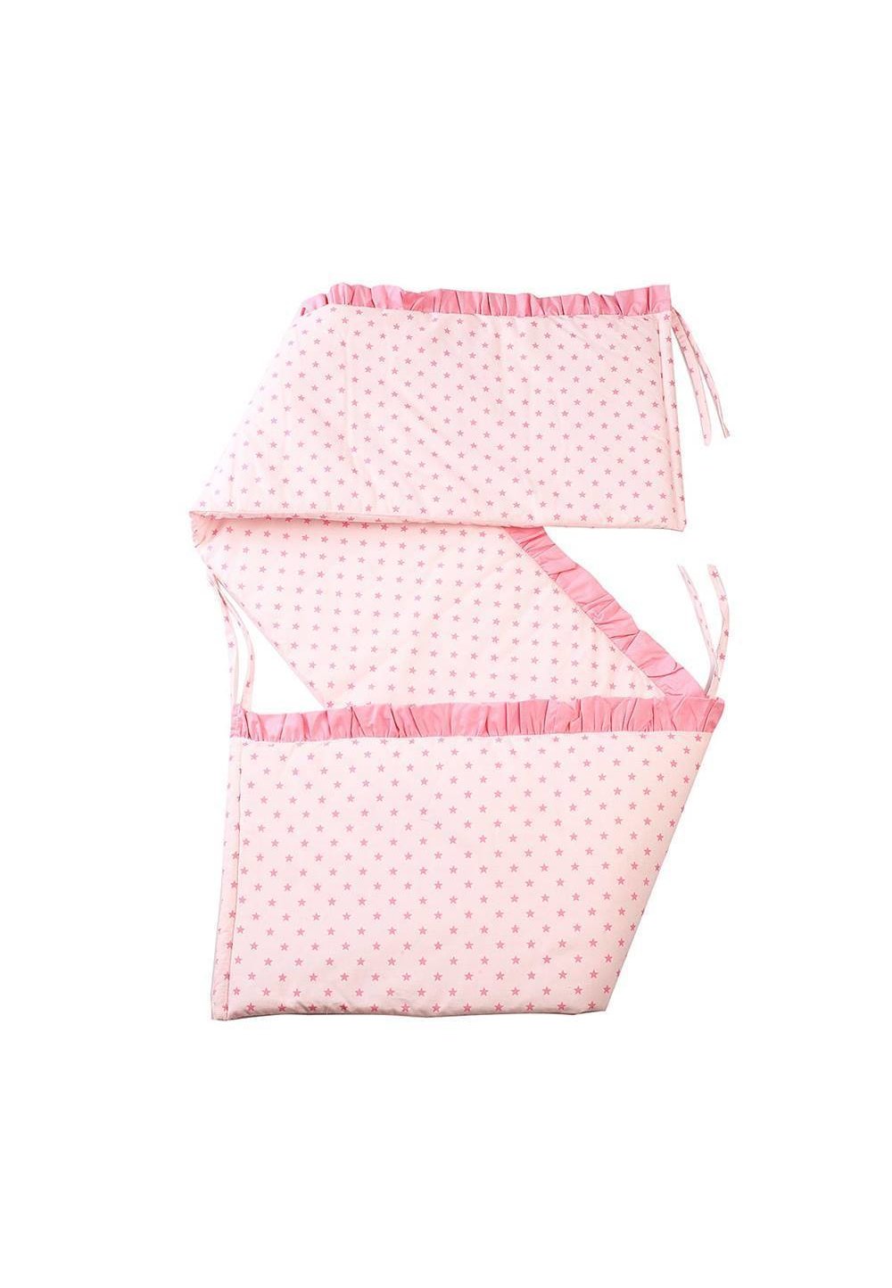 Set 2 aparatori, roz cu stelute roz, 180x30