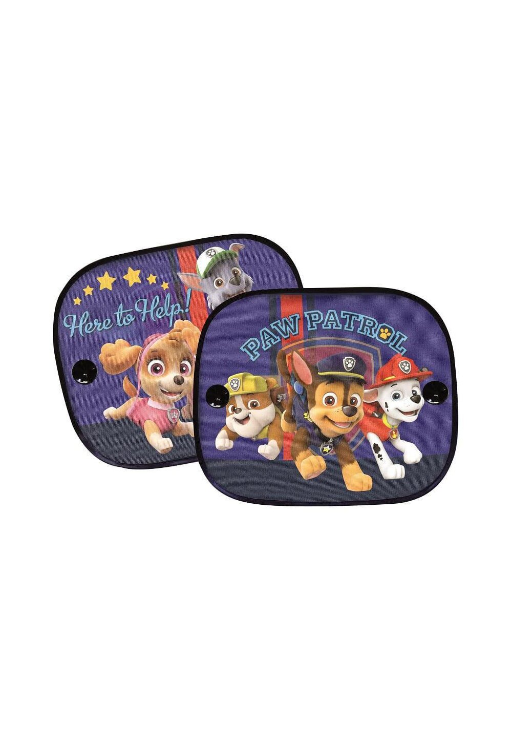Set 2 Parasolare laterale, Paw Patrol, albastre, 36x46 cm