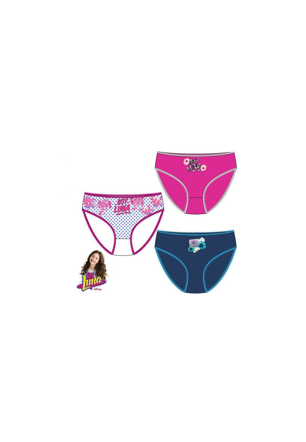 Set 3 chiloti, Disney, Soy Luna