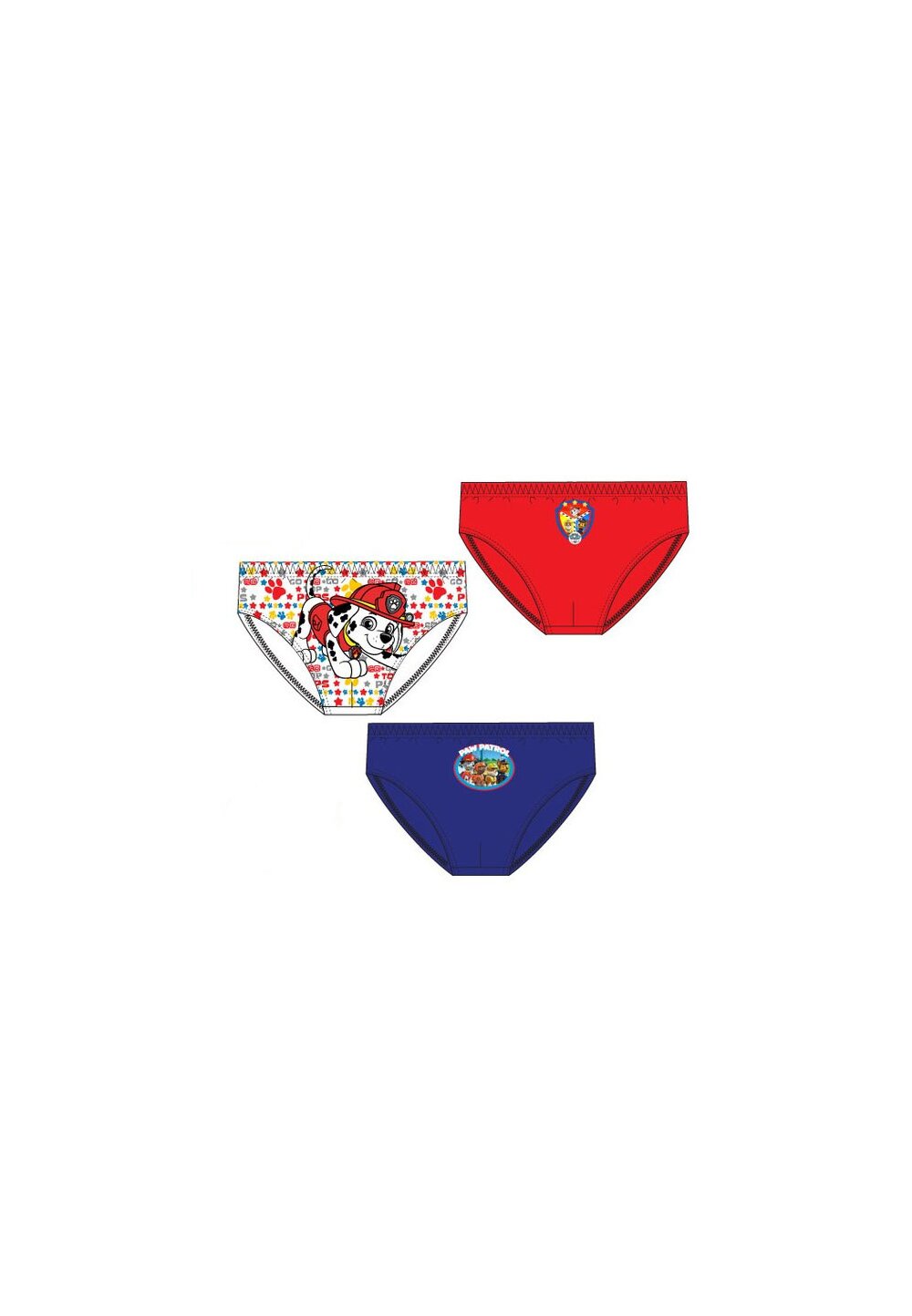 Set 3 perechi de chiloti, Go Paw Patrol