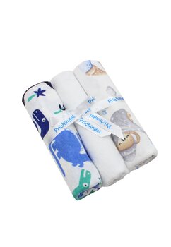 Set 3 scutece, flanel bumbac, Dino si Ursulet Koala, 80x70cm, multicolor