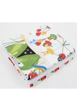 Set 3 scutece, flanel bumbac, Welcome in the parc si Cirese, multicolor, 80x70cm