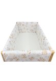 Set aparatori patut, Maxi, bumbac, Caprioara Bambi si prietenii, 120x60cm, alb