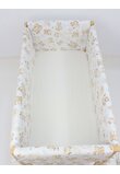 Set aparatori patut, Maxi, bumbac, Caprioara Bambi si prietenii, 120x60cm, alb