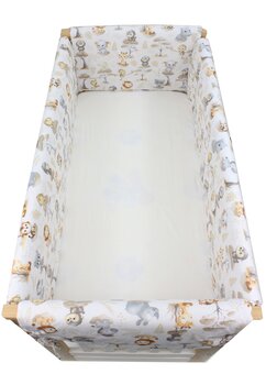 Set aparatori patut, Maxi, bumbac, Monkey, multicolor, 120x60 cm