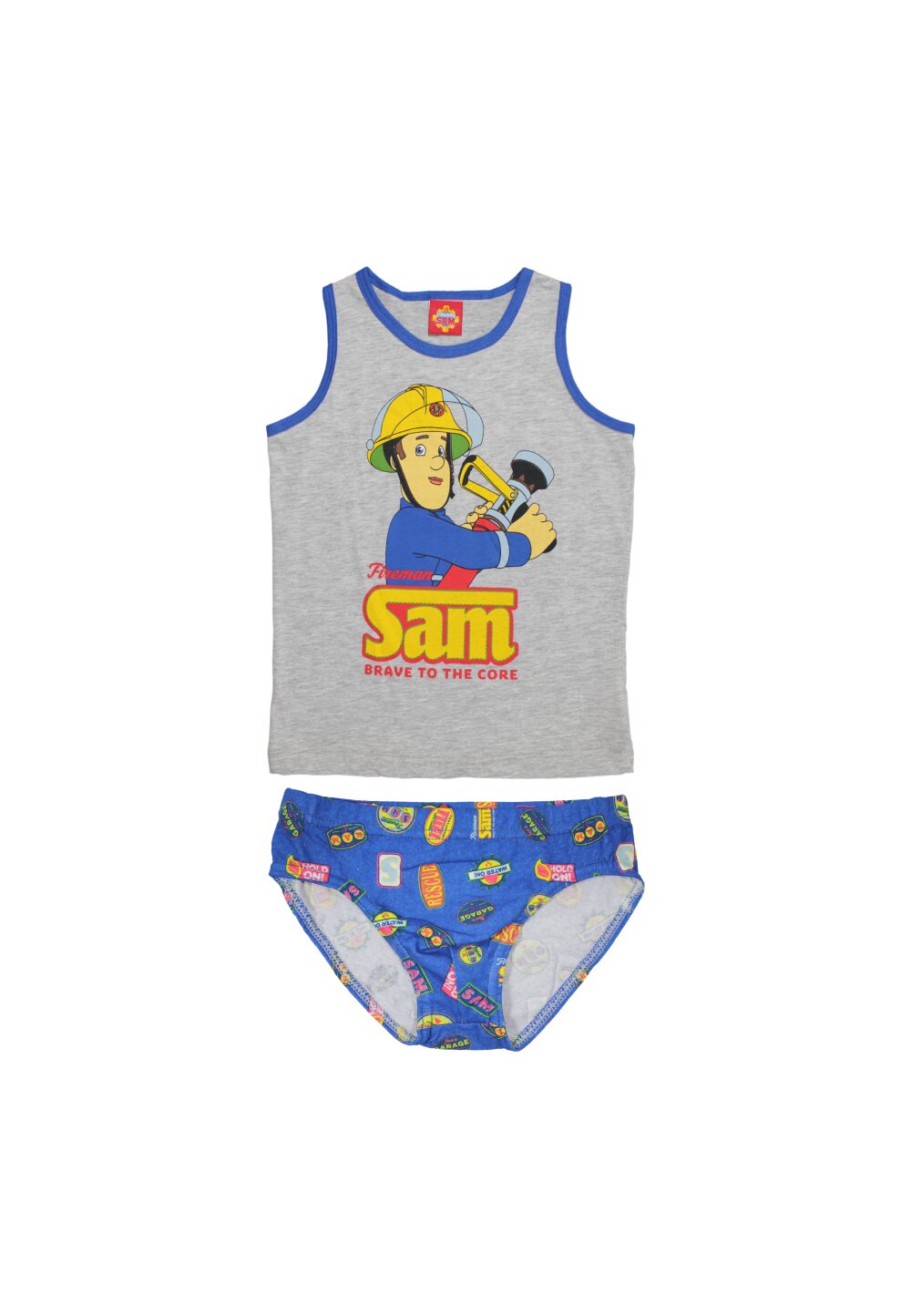 Set maieu+chilot, Sam, Brave to the Core, gri
