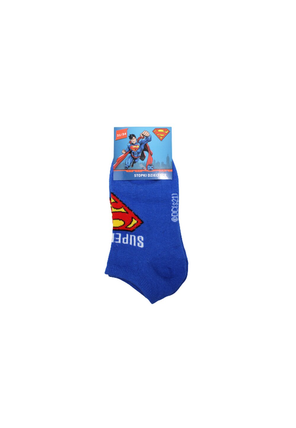 Sosete scurte, Superman, albastre