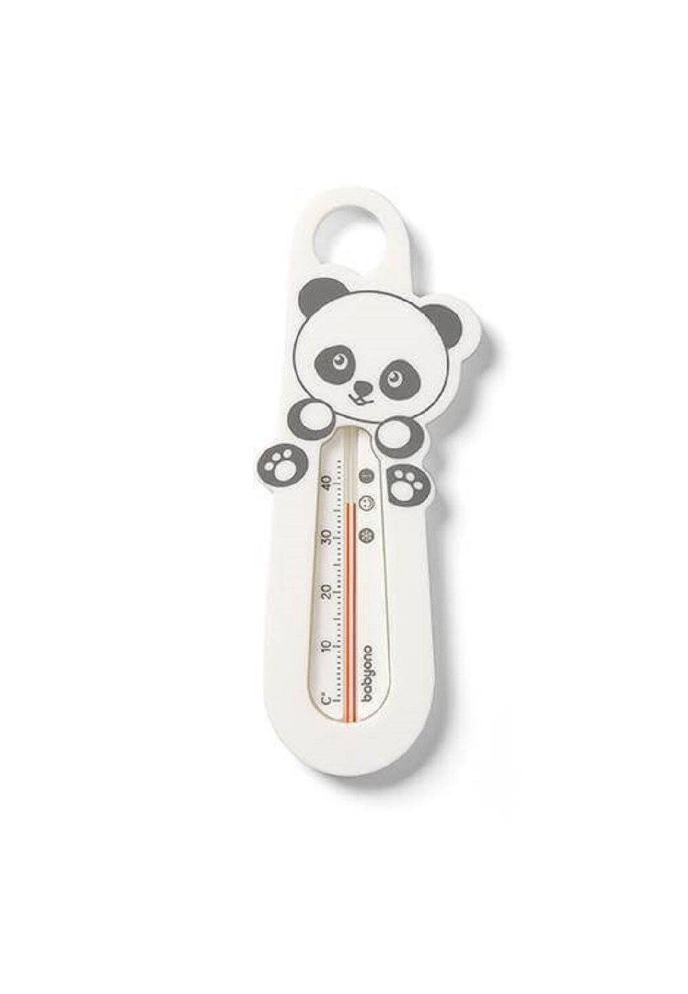 Termometru pentru baie, ursulet panda, alb