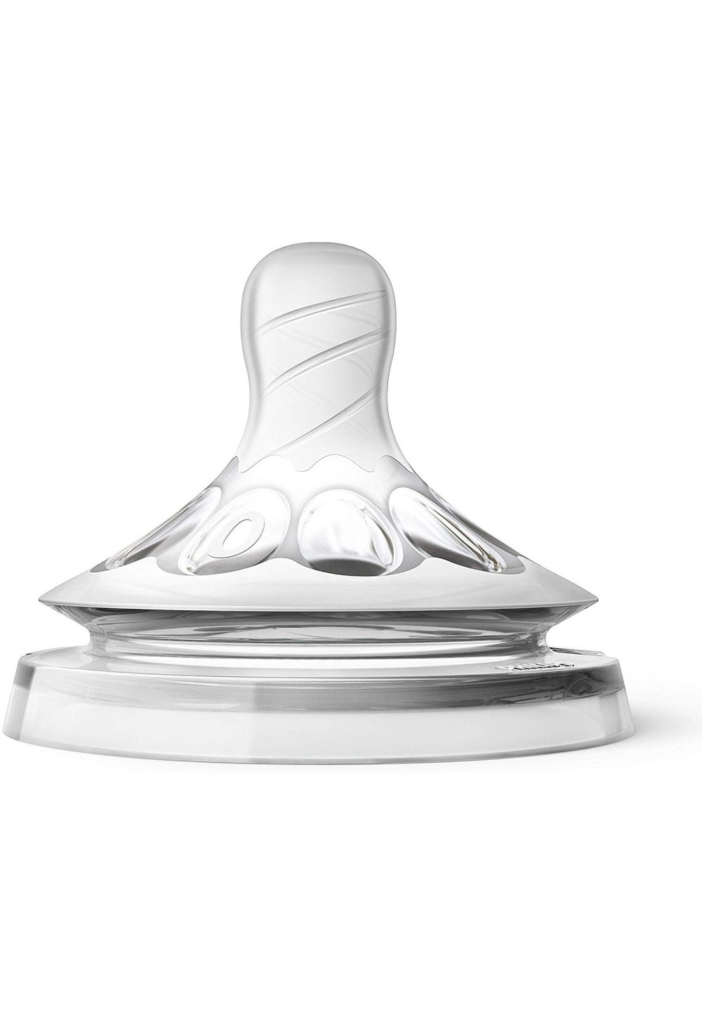 Tetina Avent Philips, Natural, Debit lent cu 2 găuri, 1 lună+ SCF042/27