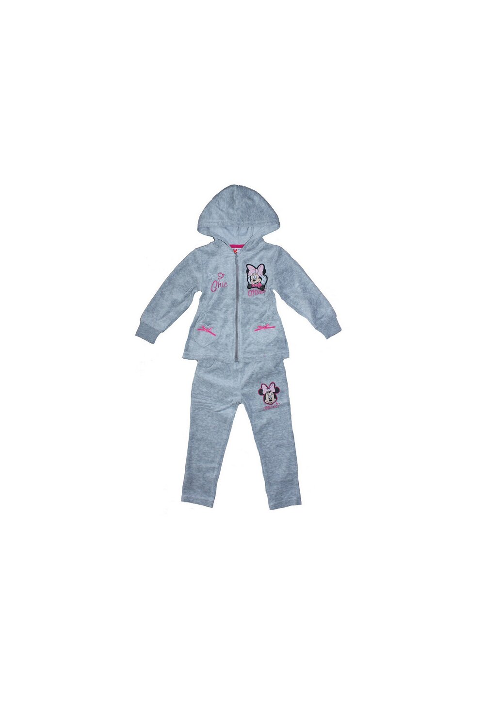 Trening velur, So chic Minnie Mouse, gri
