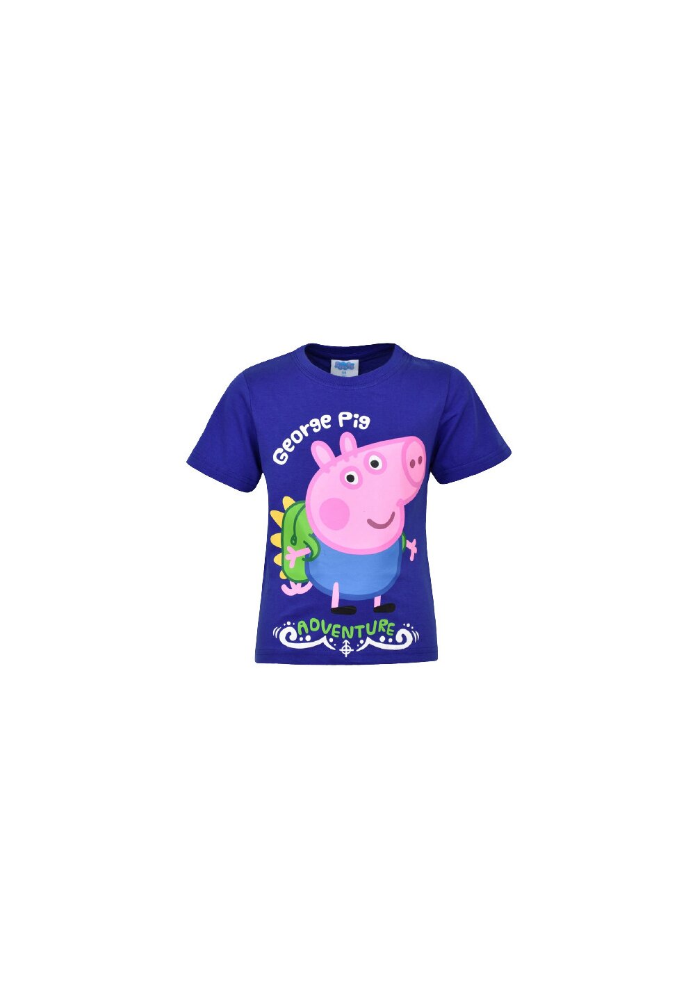 Tricou baieti, bumbac, George Pig, mov