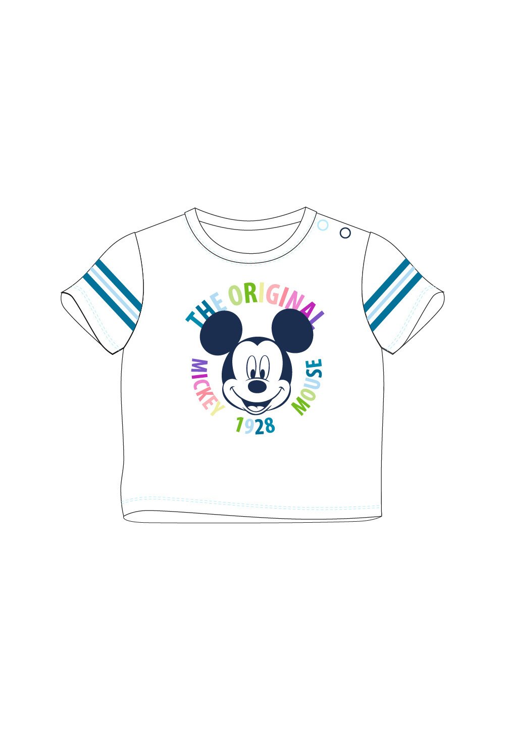 Tricou bebe, Mickey Mouse, The original, alb
