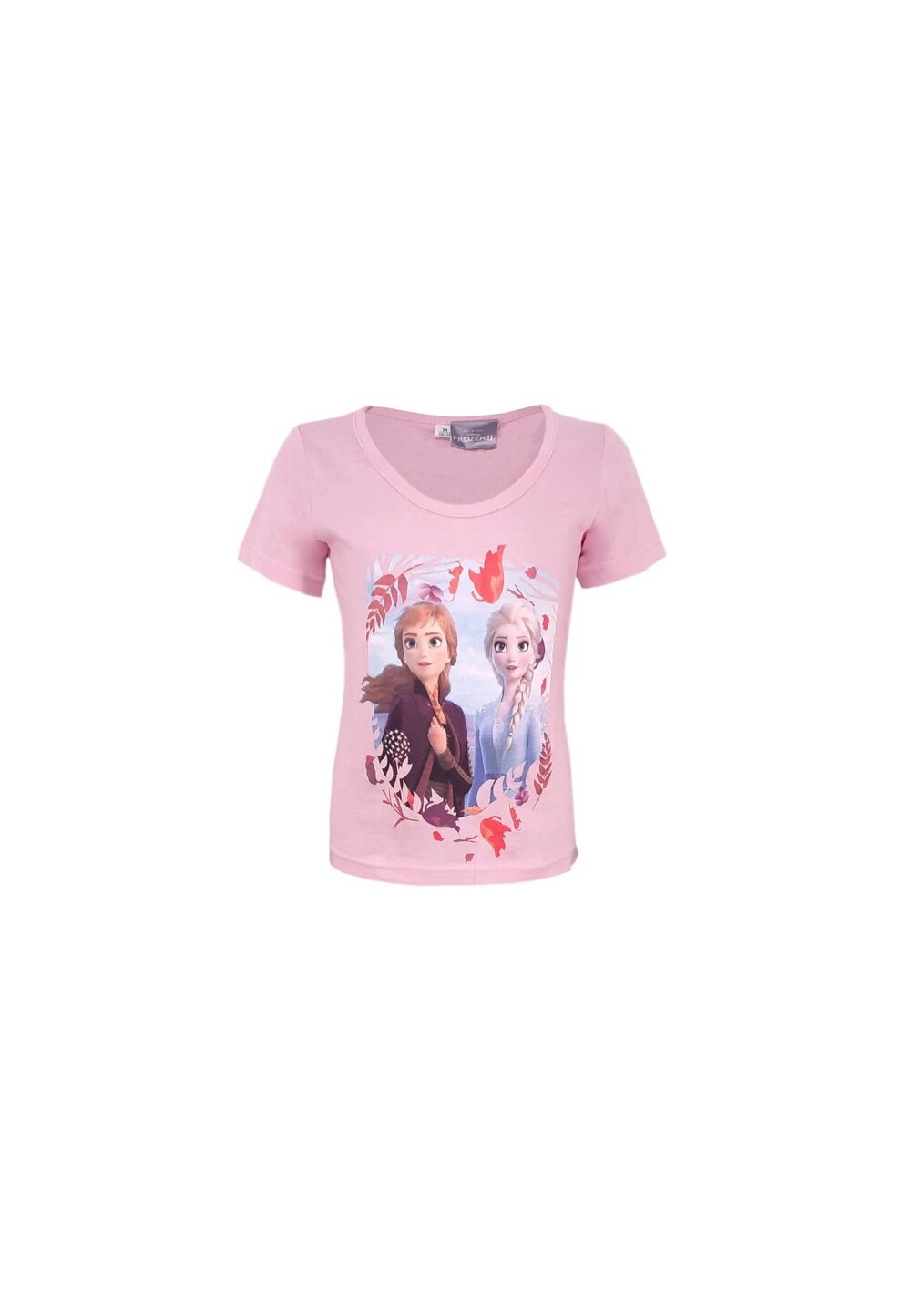 Tricou fete, Ana si Elsa, roz deschis