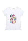 Tricou fete, bumbac, Best friends, alb