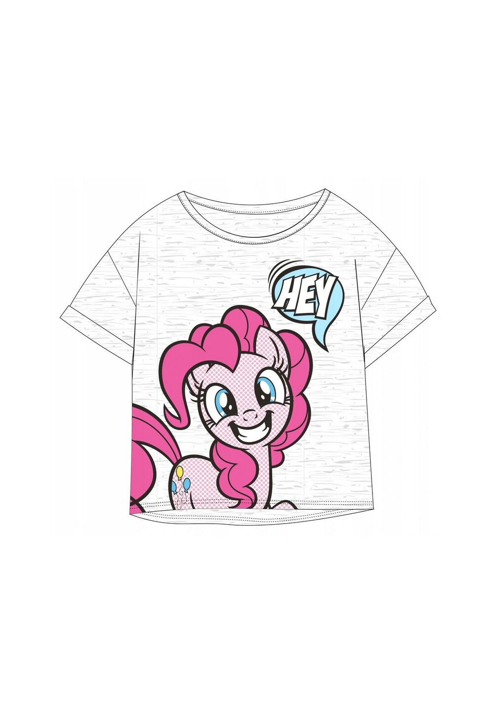 Tricou fete, Hey Pony, gri