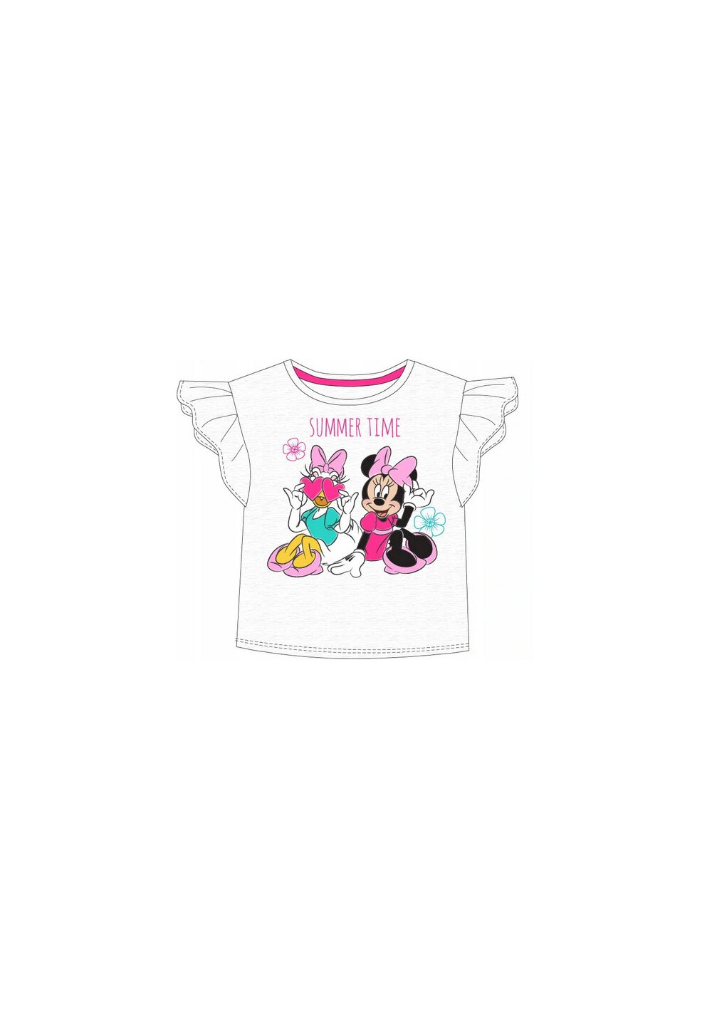 Tricou fete, Minnie and Dasy, alb