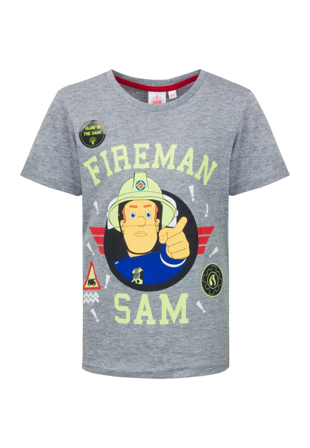 Tricou Fiereman Sam, gri