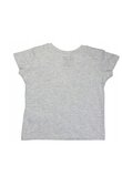 Tricou, maneca scurta, 95%bumbac, Let is play Bing, gri