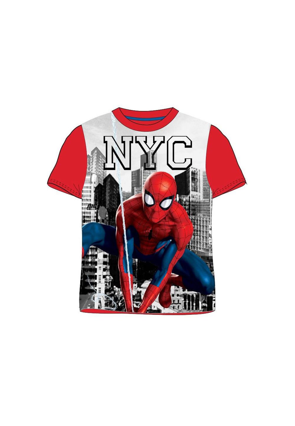 Tricou rosu, NYC, Spider