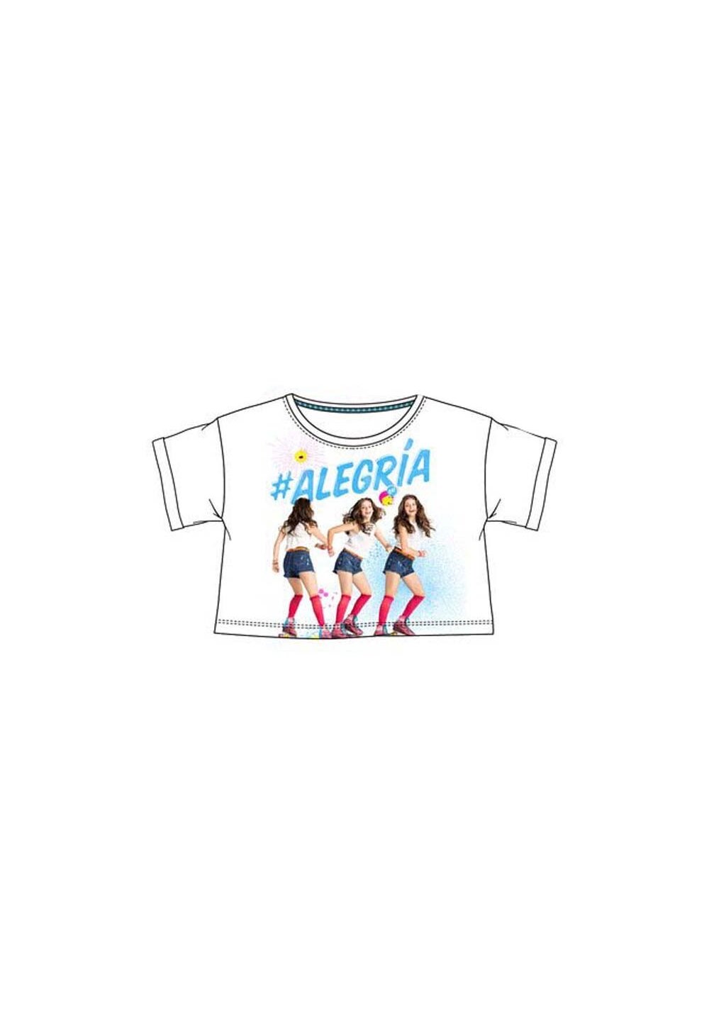 Tricou Soy Luna, Alegria, alb