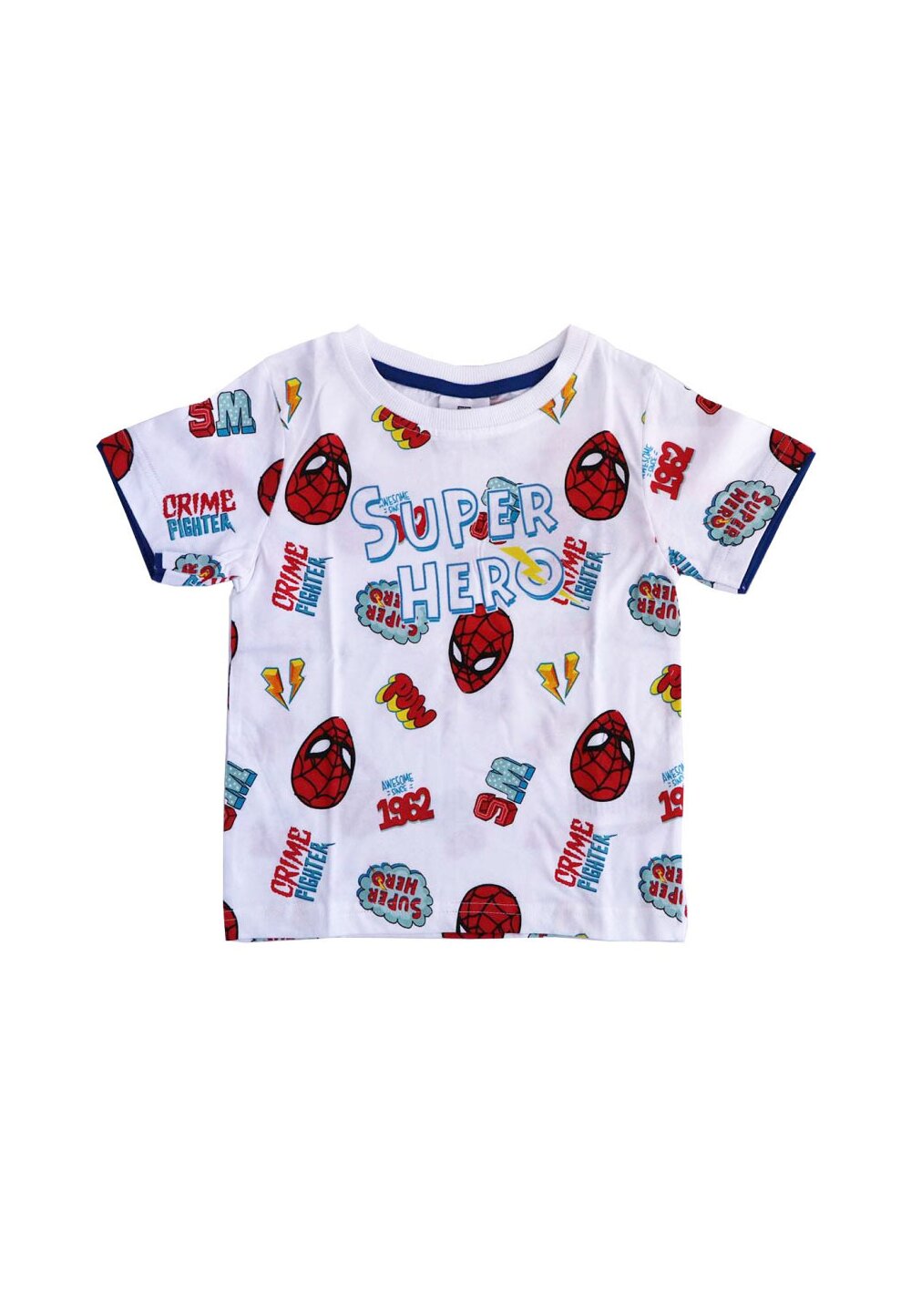 Tricou, Spider, Super Hero, alb