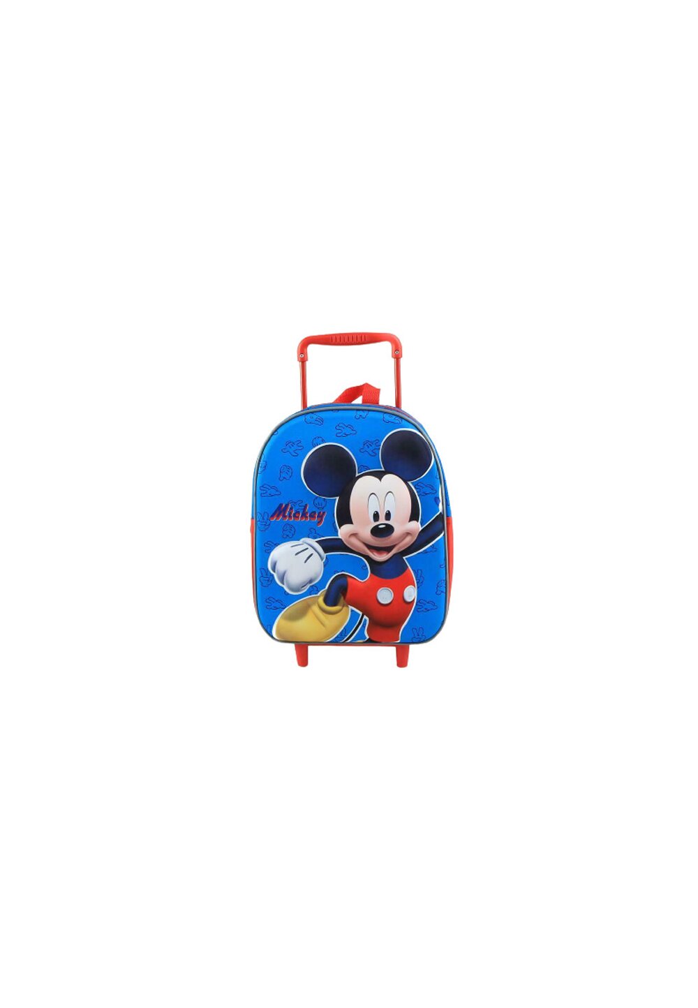 Troller, Mickey 3D, albastru, 25 x 10 x 34 cm