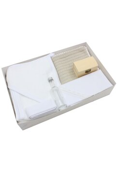 Trusou 7 piese, varianta sezon rece, cu paturica Anna crem