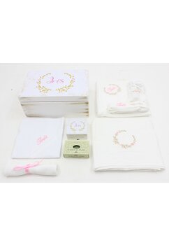 Trusou botez, cutie de amintiri personalizata, coronita crem cu roz