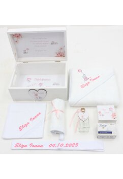 Trusou botez, cutie de amintiri personalizata, elefantei