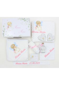 Trusou botez, cutie de amintiri personalizata, ingeras