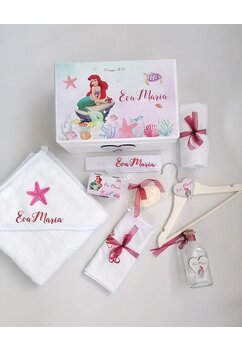 Trusou botez, cutie de amintiri personalizata, Mica Sirena