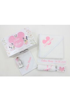 Trusou botez, cutie de amintiri personalizata, Minnie Mouse