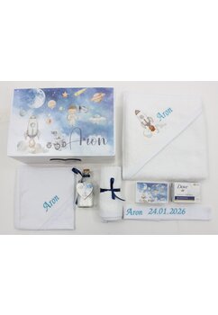 Trusou botez, cutie de amintiri personalizata, racheta